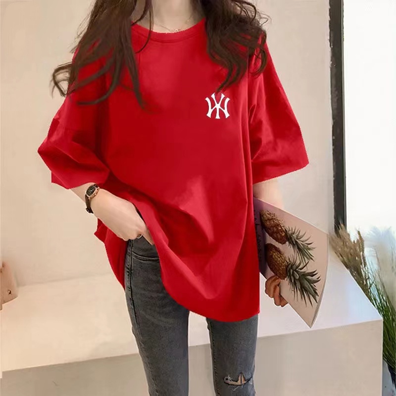 NRVP Áo Thun Nữ Tay Ngắn Dáng Suông Năm Mới 2023 Phong Cách Trung Hoa