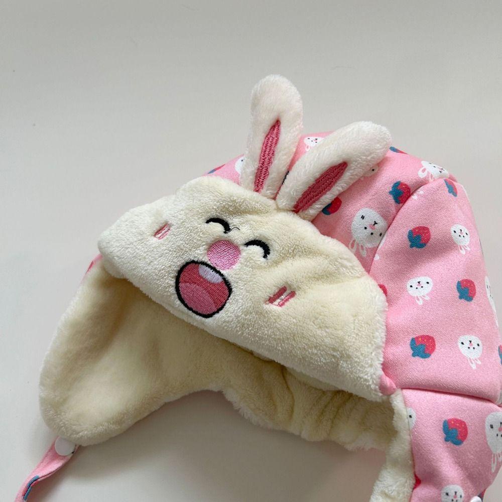 Anemone Mũ Lưỡi Trai Có Tấm Che Tai Lót Lông Cừu Dày Dặn Thoải Mái Chống Gió Thể Thao Ngoài Trời Cho Bé Trai Và Bé Gái