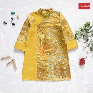 ÁO dài rồng , hạc bé trai