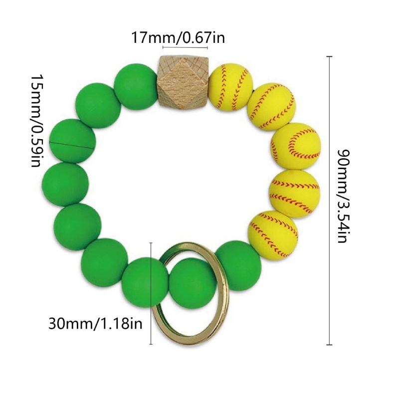 Vòng Tay Chuỗi Hạt Bằng Silicone Siêu Co Giãn Cho Nam Và Nữ