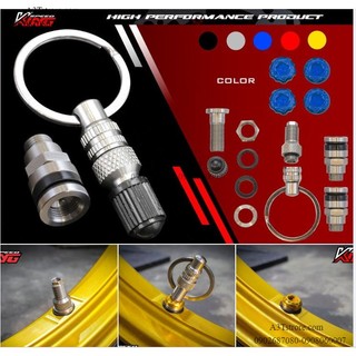 Van vòi inox 8ly + phụ kiện móc khóa