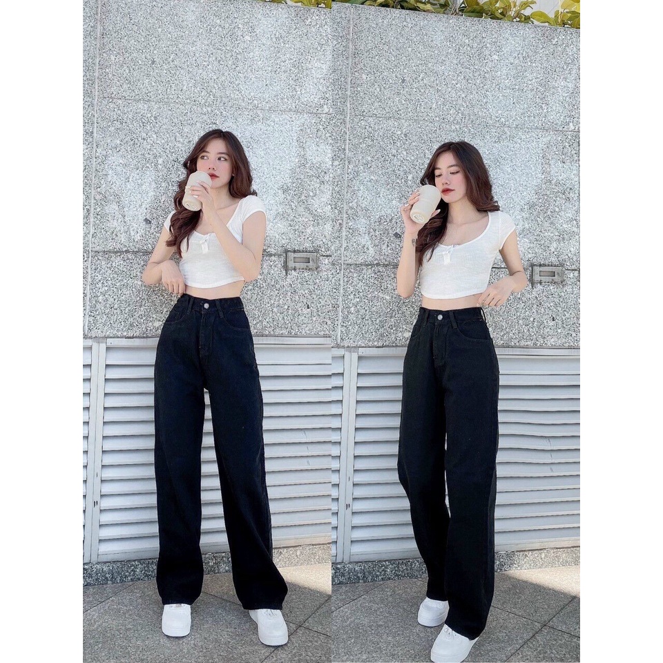 [3 SIZE 40-56KG TÙY CHIỀU CAO] QUẦN BAGGY KAKI SUÔNG NỮ THỜI TRANG PHONG CÁCH HÀN QUỐC ĐI CHƠI, ĐI LÀM