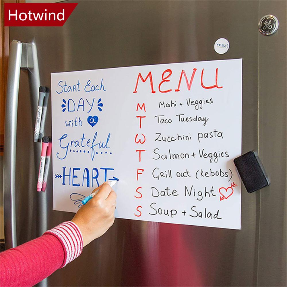Bảng Trắng Từ Tính Mềm Mại Kích Thước A3 / A4 C8K6 Linh Hoạt Tiện Dụng Cho Nhà Bếp / Văn Phòng