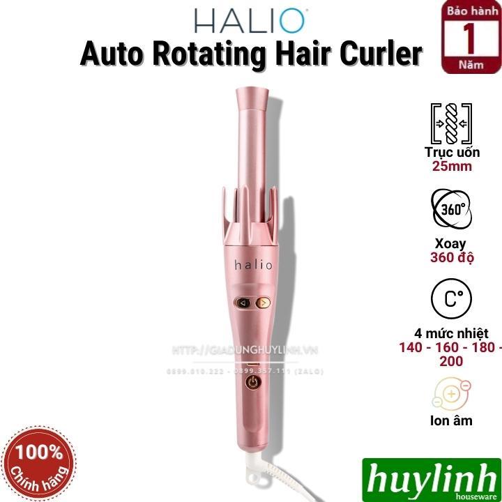 Máy uốn - tạo kiểu tóc ion âm Halio Auto Rotating Hair Curler