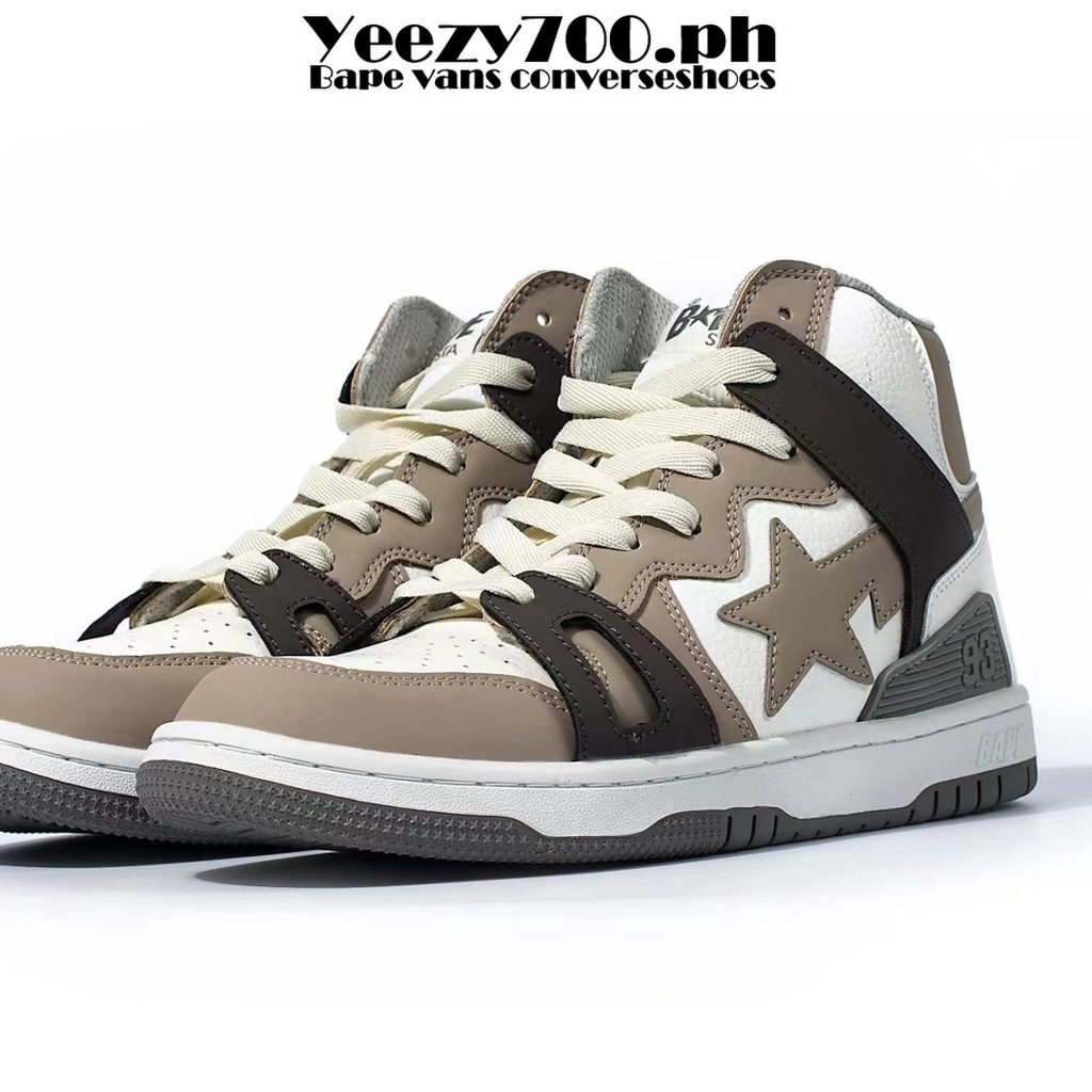 Giày Thể Thao Cao Cổ Phối Màu Phong Cách Cổ Điển BAPE STA 93 Hi Halloween