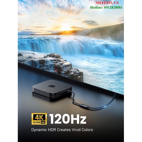 Cáp nối dài HDMI 2.1 âm dương hỗ trợ 8K@60Hz Ugreen cao cấp