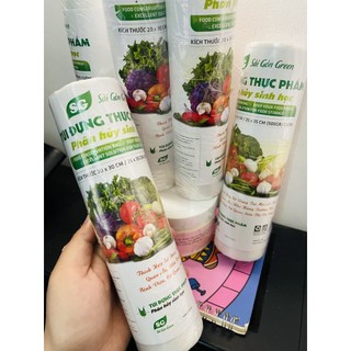 Combo 3 cuộn túi đựng thực phẩm sinh học