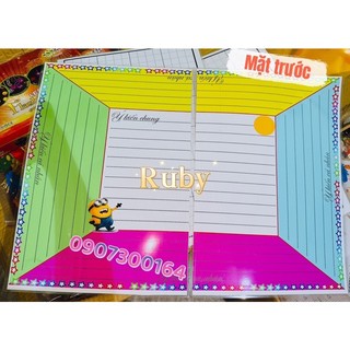 Bảng khăn phủ bàn 2 mặt