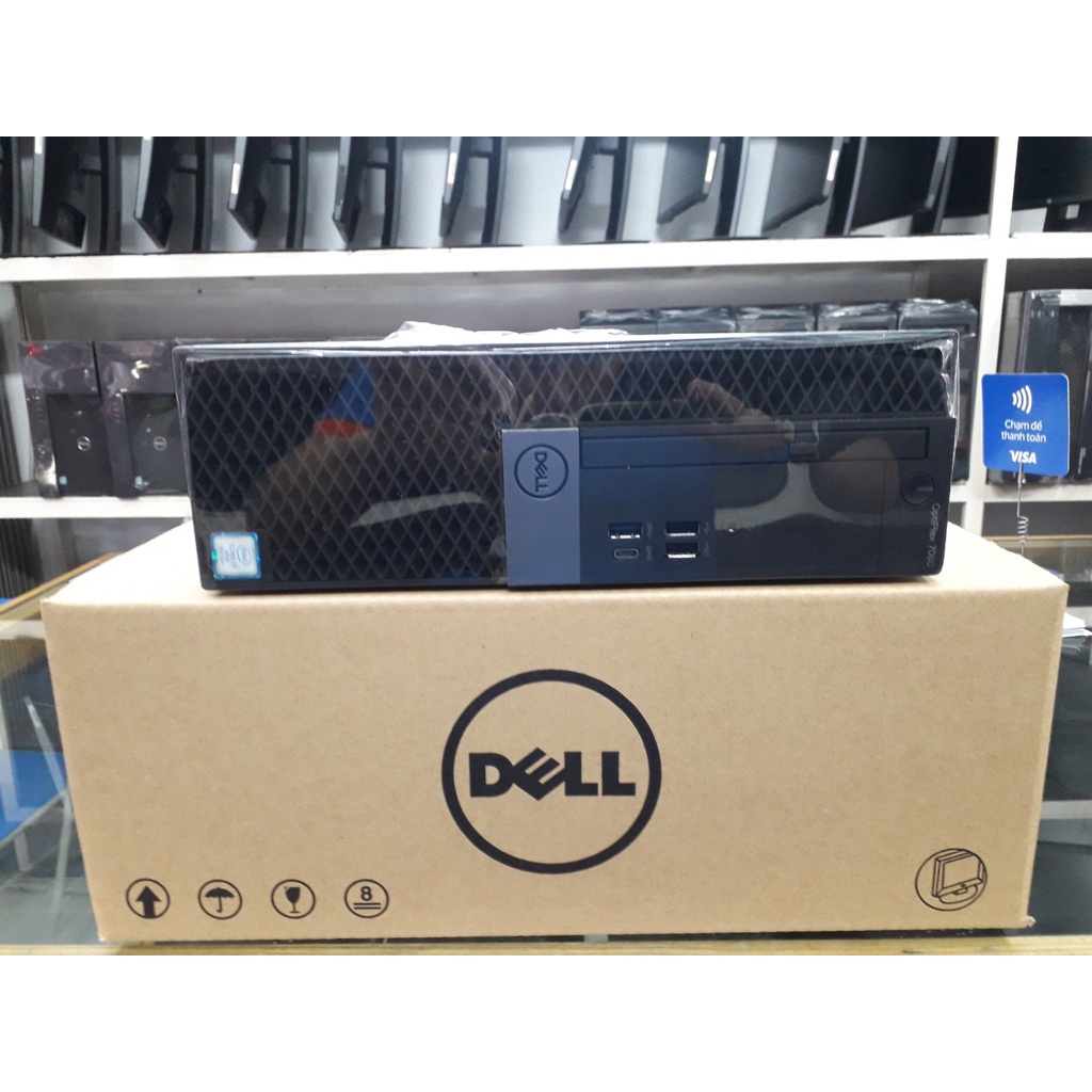 Case máy tính đồng bộ dell Optilex 7060SFF i7 Cấu hình mạnh mẽ Tặng ngay bộ phím chuột
