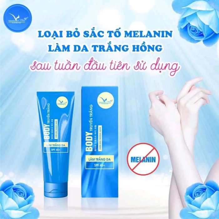Kem Body Truyền Trắng Hàn Quốc Vip White Tuýp 150ml