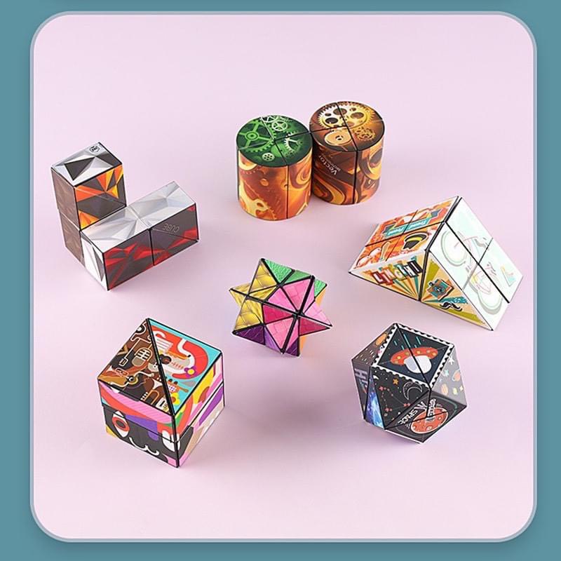 Rubik 3D Magic là mẫu đồ chơi Rubic nam châm biến thể siêu độc lạ hot tiktok mới nhất 2023