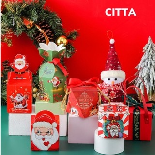 Túi giấy, hộp giấy đựng quà giáng sinh, noel - - td03