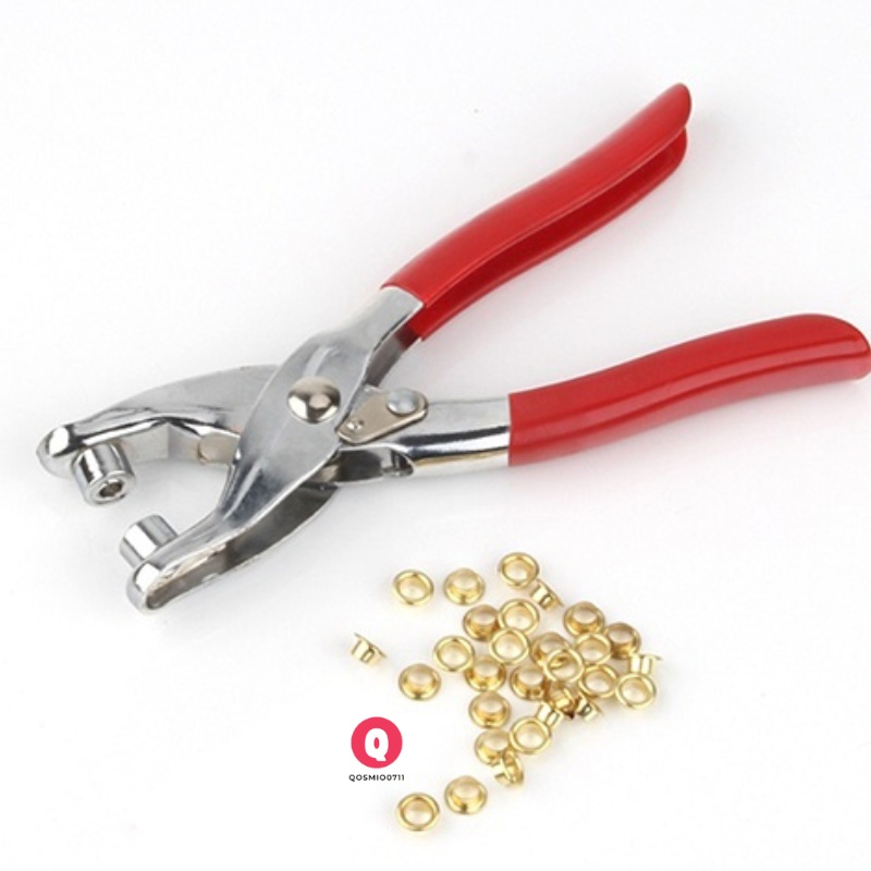 Kìm Bấm Khoen, Bấm Khuy Ore + Tặng Kèm Túi Khoen Mắt Cáo 5MM