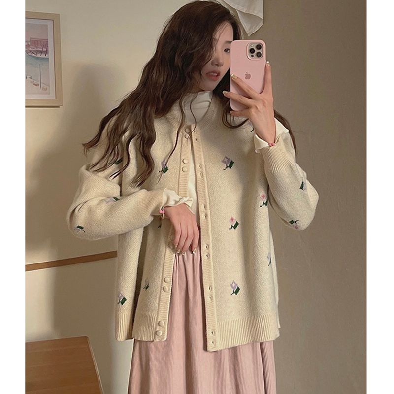 NRVP Áo Thun Nữ Dài Tay Dáng Rộng Phong Cách Hàn Quốc Mới