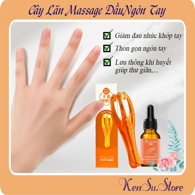 Cây Lăn Mát xa Ngón tay giúp Giảm Tê Cứng Lưu Thông Máu và Thon Gọn Tay