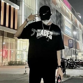 Áo thun tay lỡ HADES T-rex phông Unisex nam nữ cotton oversize form rộng