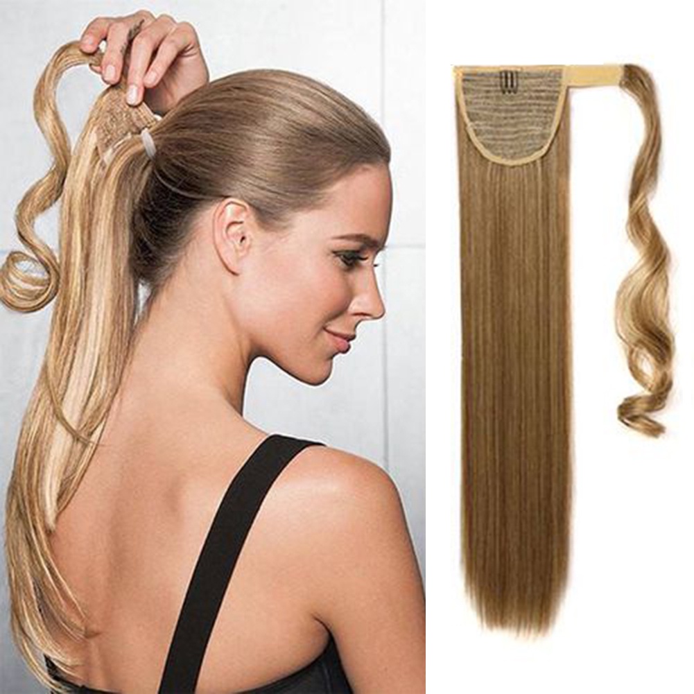 Tóc Giả Thẳng Dài Màu Đen Dùng Hóa Trang Cho Nữ