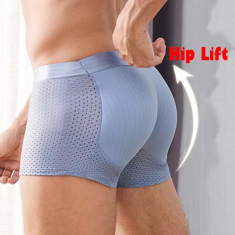 Quần Lót Boxer Ôm Bụng Thoáng Khí Định Hình Eo Cho Nam