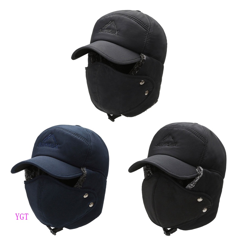 Ygt Mũ Giữ Nhiệt Nhung Dày Dặn Chống Gió Bảo Vệ Tai Thời Trang Mùa Đông Cho Cặp Đôi