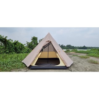 Lều mông cổ double hill 4p dragon màu vàng sáng sang xịn mịn
