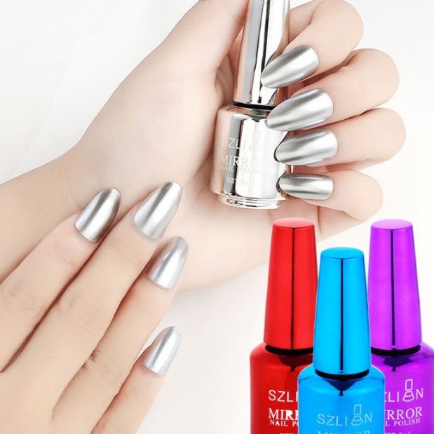 Lọ Gel Sơn Móng Tay 16 Màu Tráng Gương Sizilian