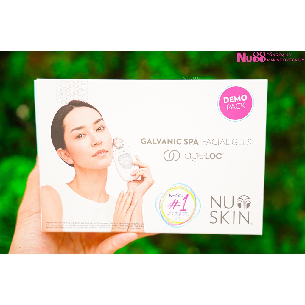 Biggel Nuskin Chạy Kèm Galvanic Facial [ 30 Cặp Gel Âm Dương - Big Gel Galvanic ]