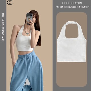 Áo croptop ba lỗ nữ COCOCOTTON cao cấp loại 1 CC12