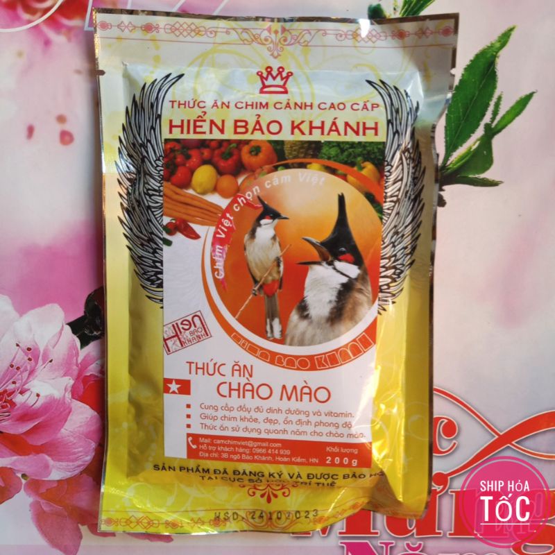 Cám chim chào mào sao Hiển Bảo Khánh dưỡng hót _ 200g