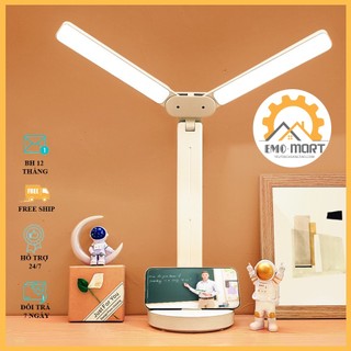 ⚡️𝗕𝗛 𝟭𝟮 𝗧𝗛𝗔́𝗡𝗚⚡️ đèn học để bàn em01 ⚡️ hai bóng kép, chống cận thị, bóng led thông minh với 3 chế độ sáng