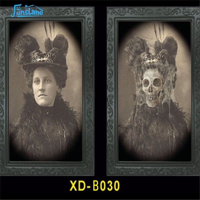 Khung Ảnh 3D Hình Ma Kinh Dị Trang Trí Lễ Halloween