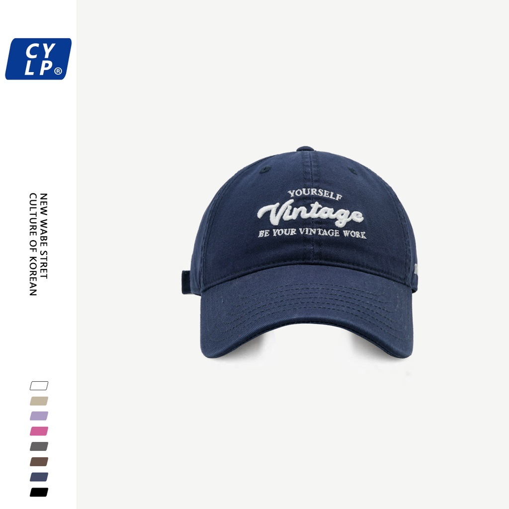 Mũ Lưỡi Trai Mềm Thêu Chữ Phong Cách Đường Phố Hàn Quốc Chất Lượng Cao