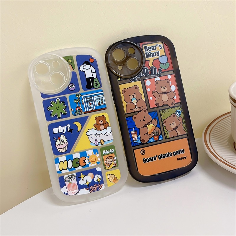 Ốp Điện Thoại Hình Oval Cho Xiaomi POCO M4 Pro F4 C40 X4 GT M5 F3 X3 NFC Redmi Note 11 10 Pro Xiaomi 12T 11T Mi 10T