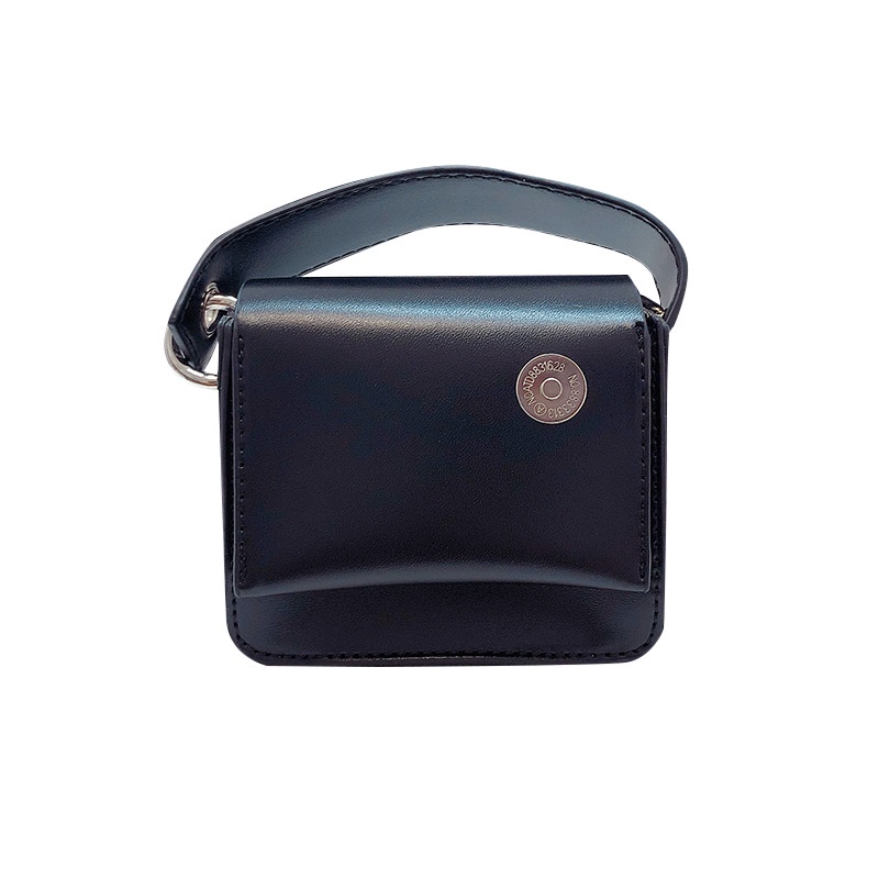 Túi Đeo Chéo Mini Hình Vuông Dày Dặn Phối Dây Xích Thời Trang