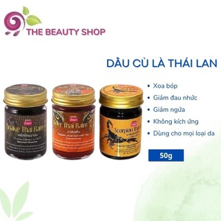 Dầu Cù Là Trắng, Muỗi, Sleep, Hổ, Rắn, Bọ Cạp Cao Xoa bóp Tiger Balm Thái Lan 50g