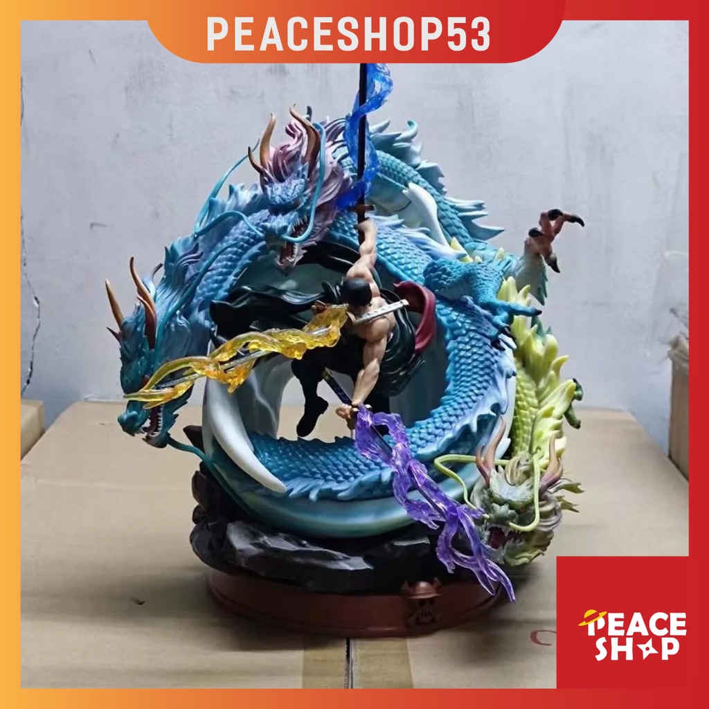 Mô hình Zoro tam long Figure One Piece anime manga decor trang trí MH119