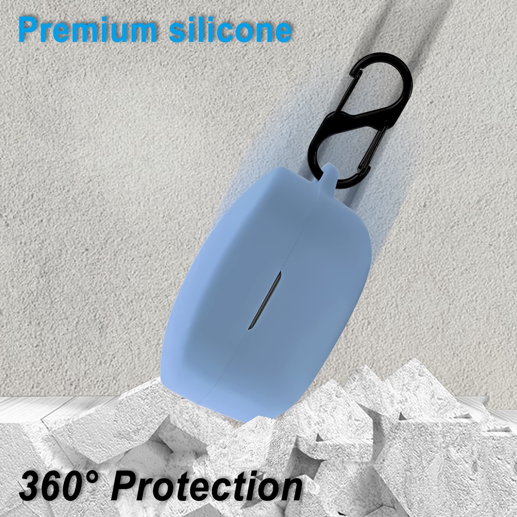 Vỏ Bảo Vệ Hộp Sạc Tai Nghe Bluetooth Không Dây Sony WF-1000 XM4 tws Bằng Silicon Mềm Màu Trơn Kèm Móc