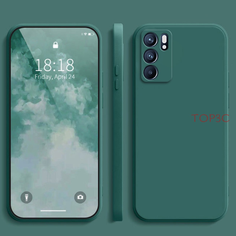 Ốp Điện Thoại Màu Trơn Cho Oppo Reno 6 5G / Reno 6Z / 7 / 7z / 7 Pro / Reno 8 4g Reno 8z YT