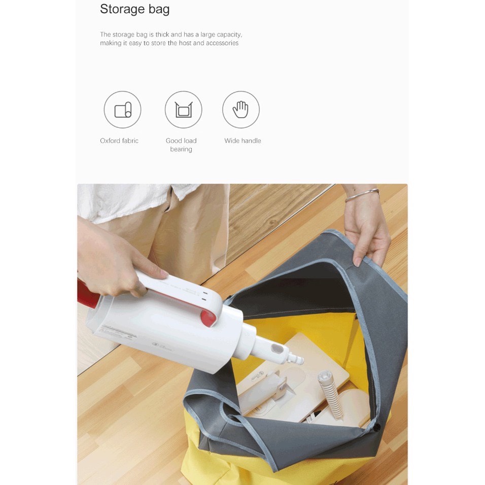 Máy Lau Nhà Hơi Nước Nóng DEERMA ZQ610 | ZQ600 - CHÍNH HÃNG