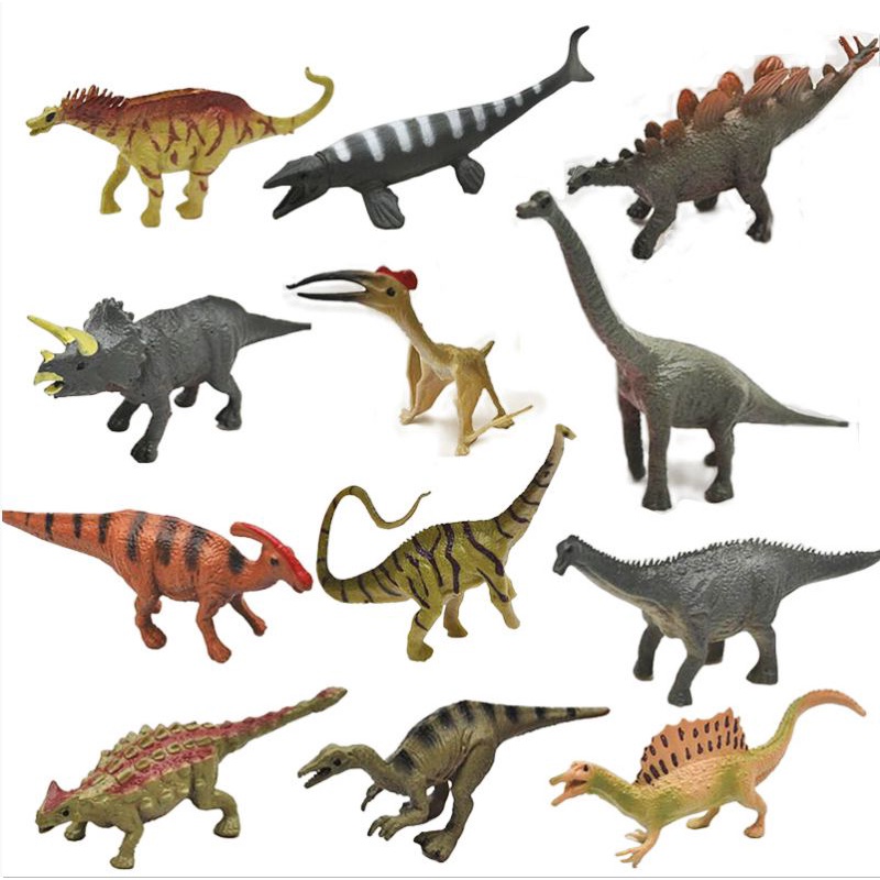 Bộ 12 Mô Hình Khủng Long Tyrannosaurus Chi Tiết Đẹp