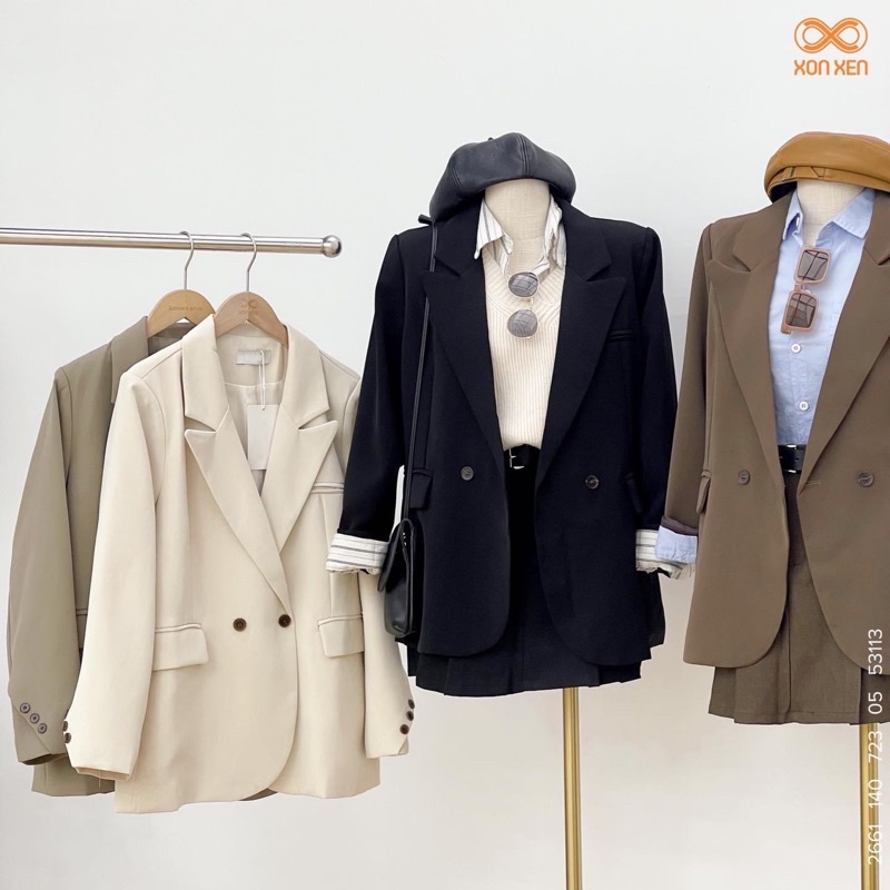 Blazer Nữ BL05 - Áo Khoác Blazer Boiling QC
