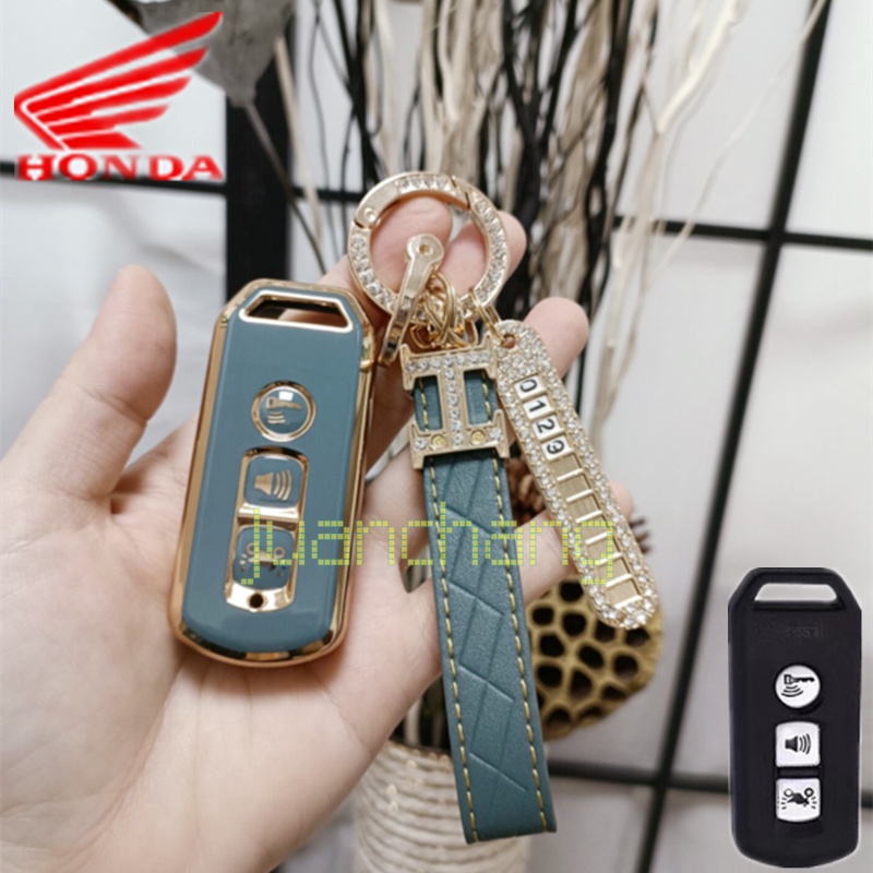Vỏ TPU Bảo Vệ Chìa Khóa Điều Khiển Từ Xa Cho Honda PCX 2020 Honda X-ADV SH300i NF07 Forza 300 PCX 125 150 SH300 Giá Đỡ