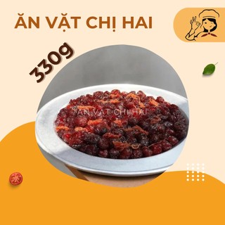 330gr/hũ ô mai mận đỏ ngào tắc ăn vặt chị hai, mận hà nội sấy dẻo ngon
