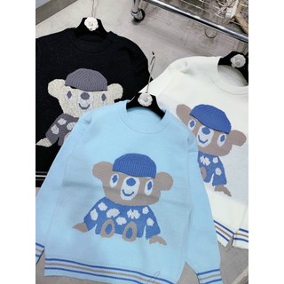 Áo len gấu đội mũ len hàng QC