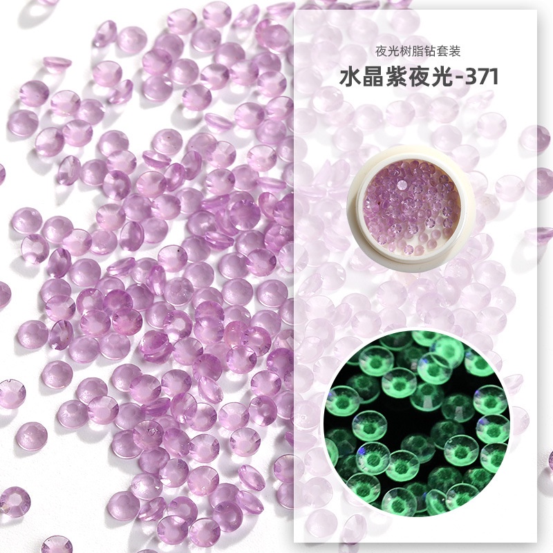 Set Hạt Nhựa Phát Quang Đính Móng Nghệ Thuật