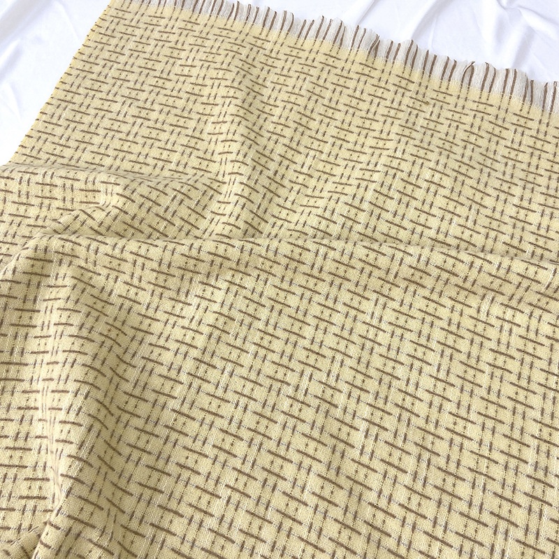 Khăn Nữ Thời Trang Hàn Quốc Tua Rua Khăn Choàng Dài Cashmere Kẻ Sọc