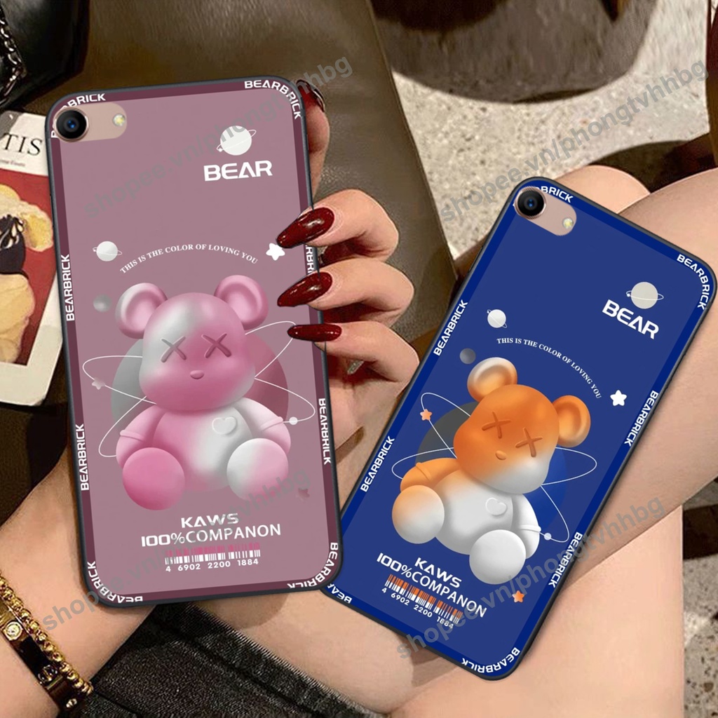 Ốp lưng Oppo F1s / F3 / F3 Lite / F3 Plus BEARBRICK, KAWS nhiều mẫu chất cute mới nhất hot