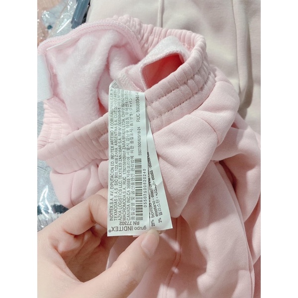 Quần nỉ zara lót lông dư xịn