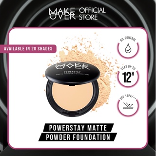 Image of MAKE OVER Powerstay Matte Powder Foundation 12 g - Bedak Padat