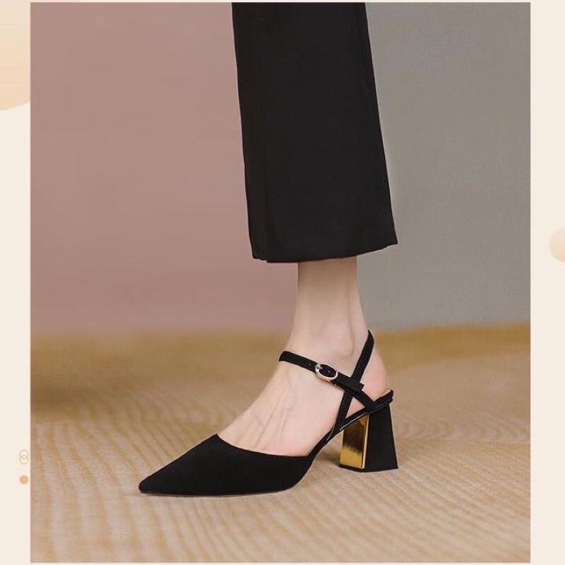 GIÀY ĐẾ VUÔNG XINH XẮN MẪU MỚI