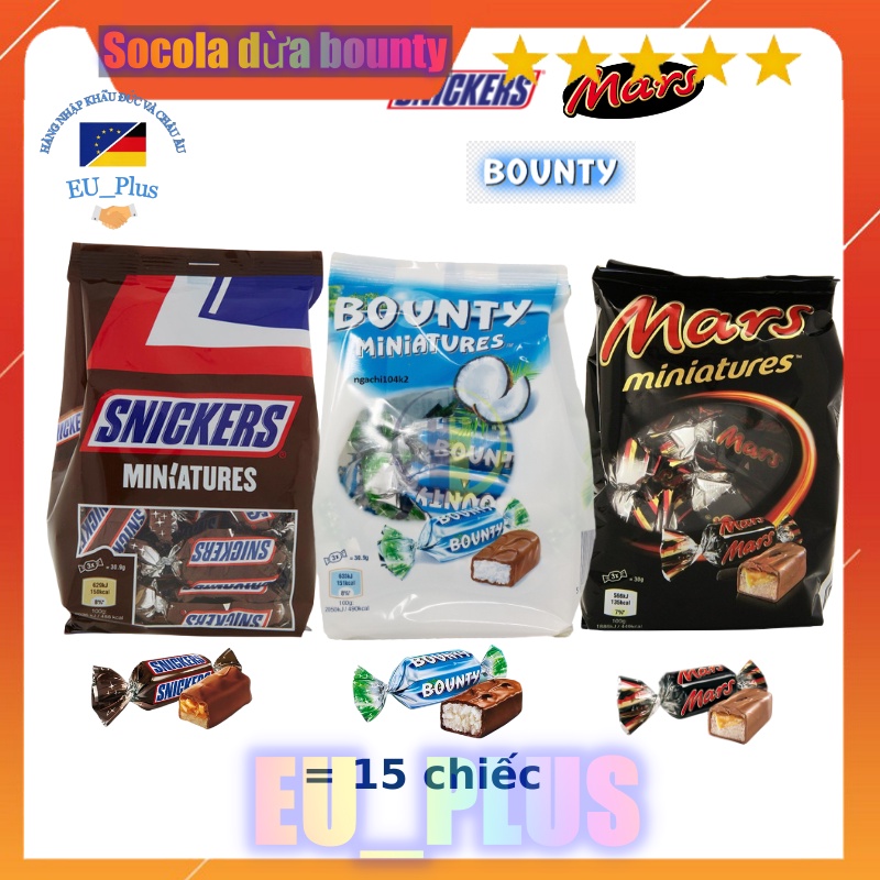 Kẹo SCL Snickers 150g - KẸO SOCOLA - ĐỨC